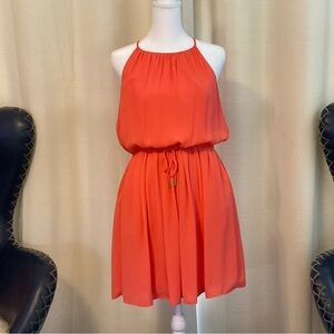 Banana Republic Coral Sleeveless Dress